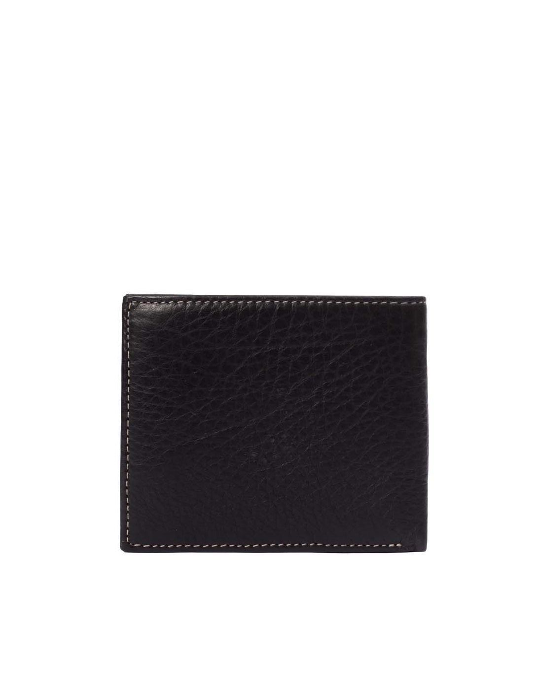 TOMMY HILFIGER  Portafoglio Uomo Pelle Nera Tommy Hilfiger Presa