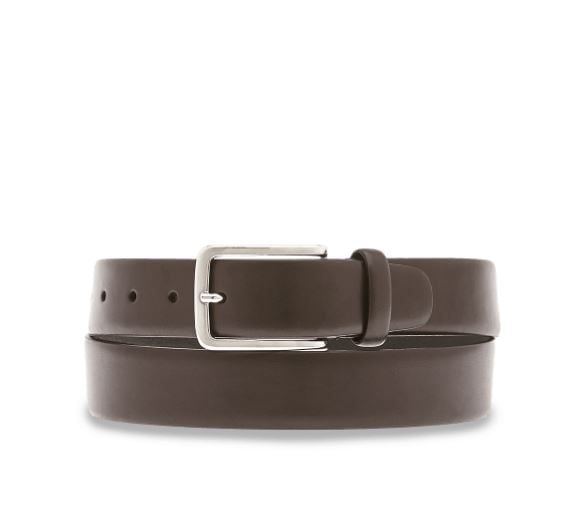 THE BRIDGE  Cintura di Pelle Nera Elegante THE BRIDGE per Uomo - Accessorio 3,5cm Outlet
