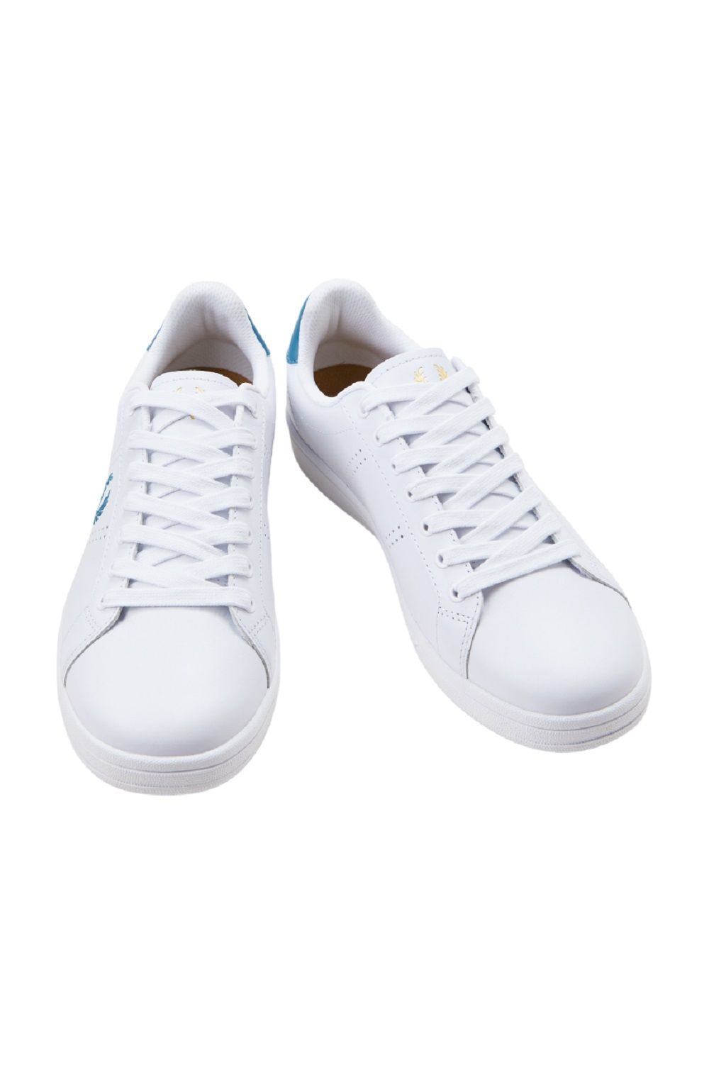 FRED PERRY  Sneakers Bianche in Pelle Fred Perry B721 In Linea