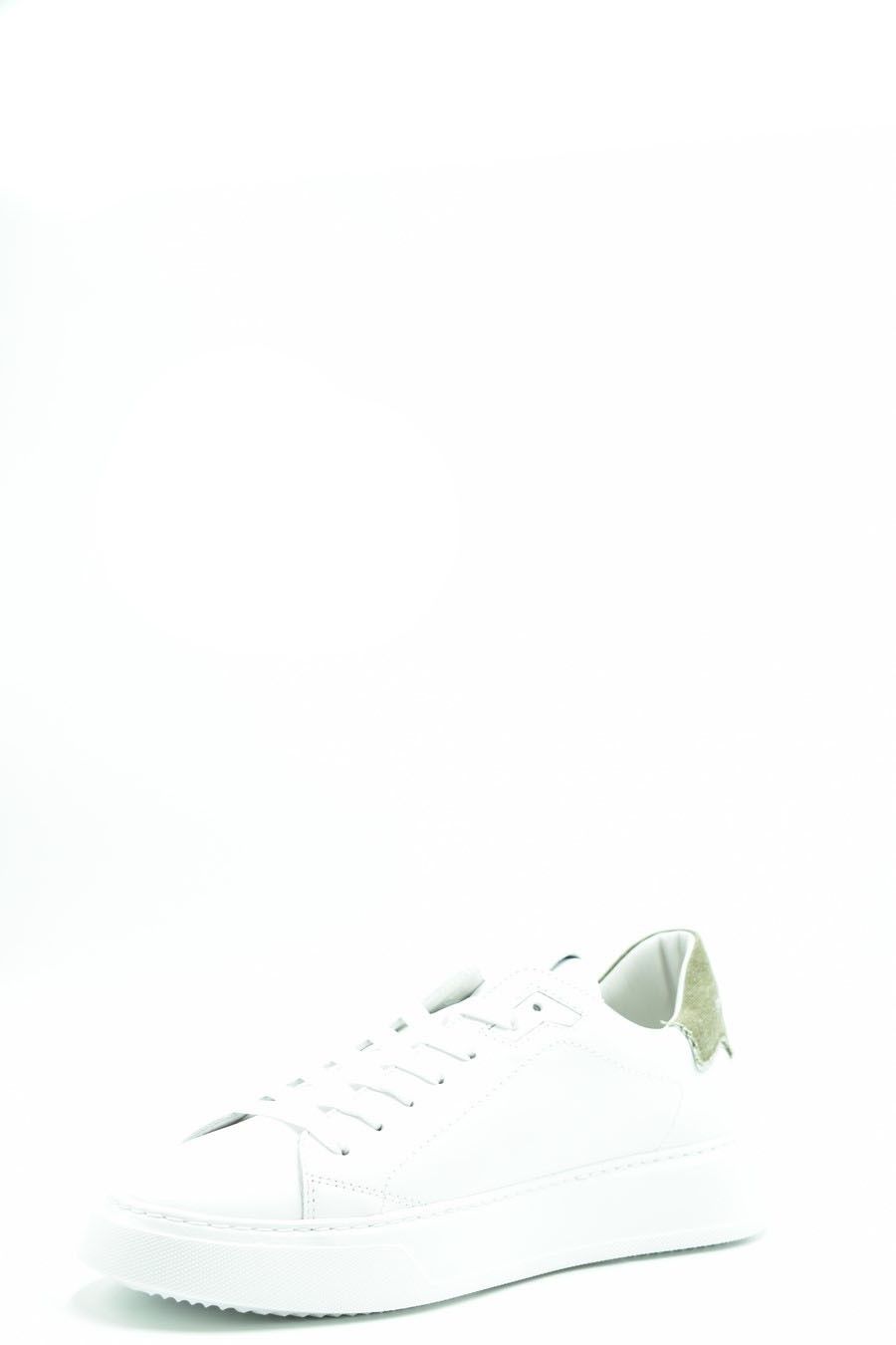 PHILIPPE MODEL  Sneakers in Pelle Bianca Uomo Philippe Model BTLUVCD2 Vendita