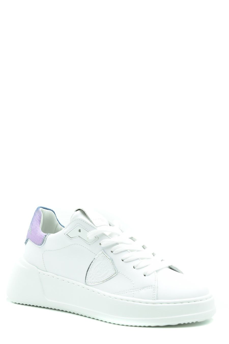 PHILIPPE MODEL  Sneakers Philippe Model da Donna in Pelle Bianca Fino Al -60%
