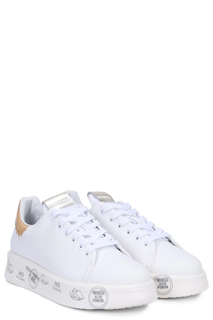 PREMIATA  Sneakers di Pelle Multicolore Premiata BELLEVAR6711 per Donne Shopping Online