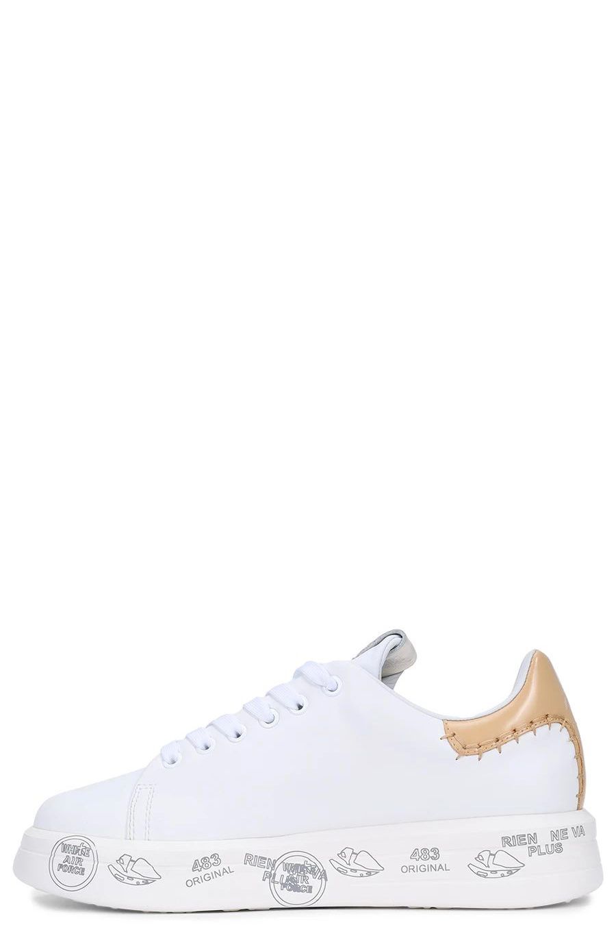 PREMIATA  Sneakers di Pelle Multicolore Premiata BELLEVAR6711 per Donne Shopping Online