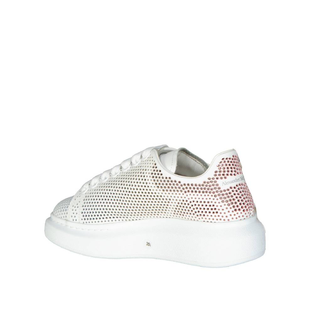 ALEXANDER MCQUEEN  Sneakers Oversize in Pelle Bianca Alexander McQueen Economico