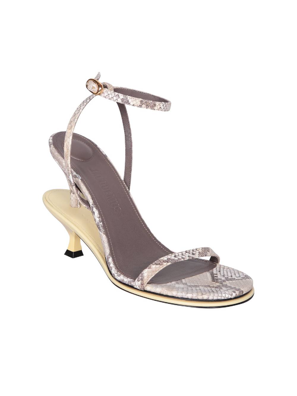 JACQUEMUS  Sandali Gialli in Pelle JACQUEMUS - Moda Donna Online