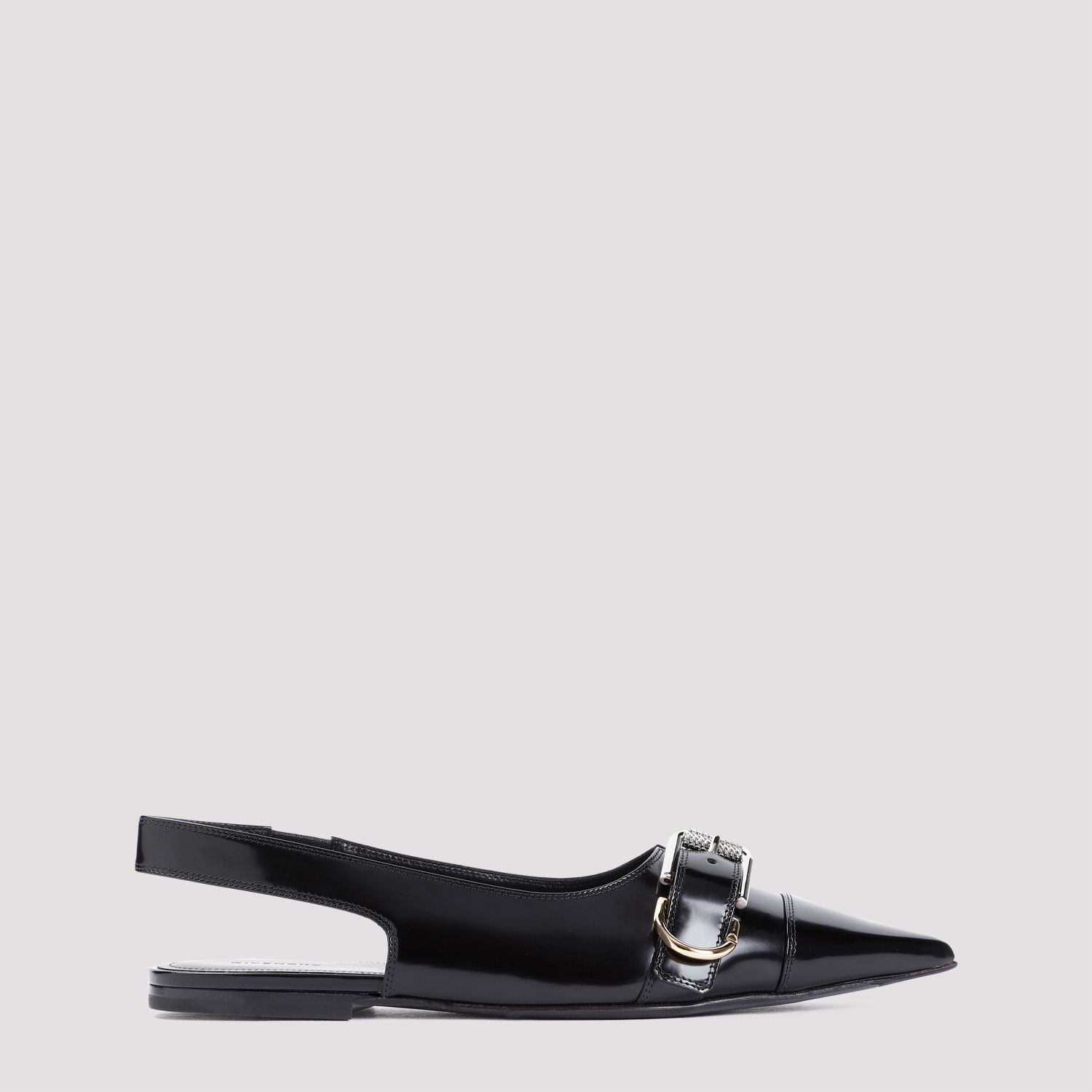 GIVENCHY  Ballerine Givenchy in Pelle di Vitello Nera Outlet