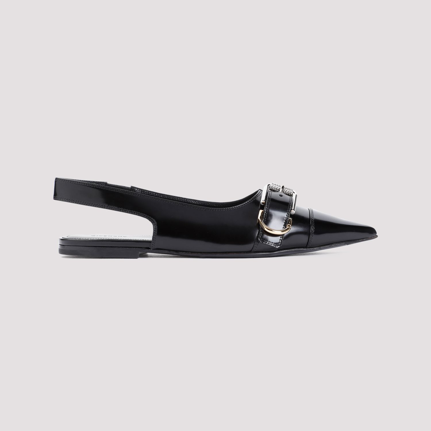 GIVENCHY  Ballerine Givenchy in Pelle di Vitello Nera Outlet