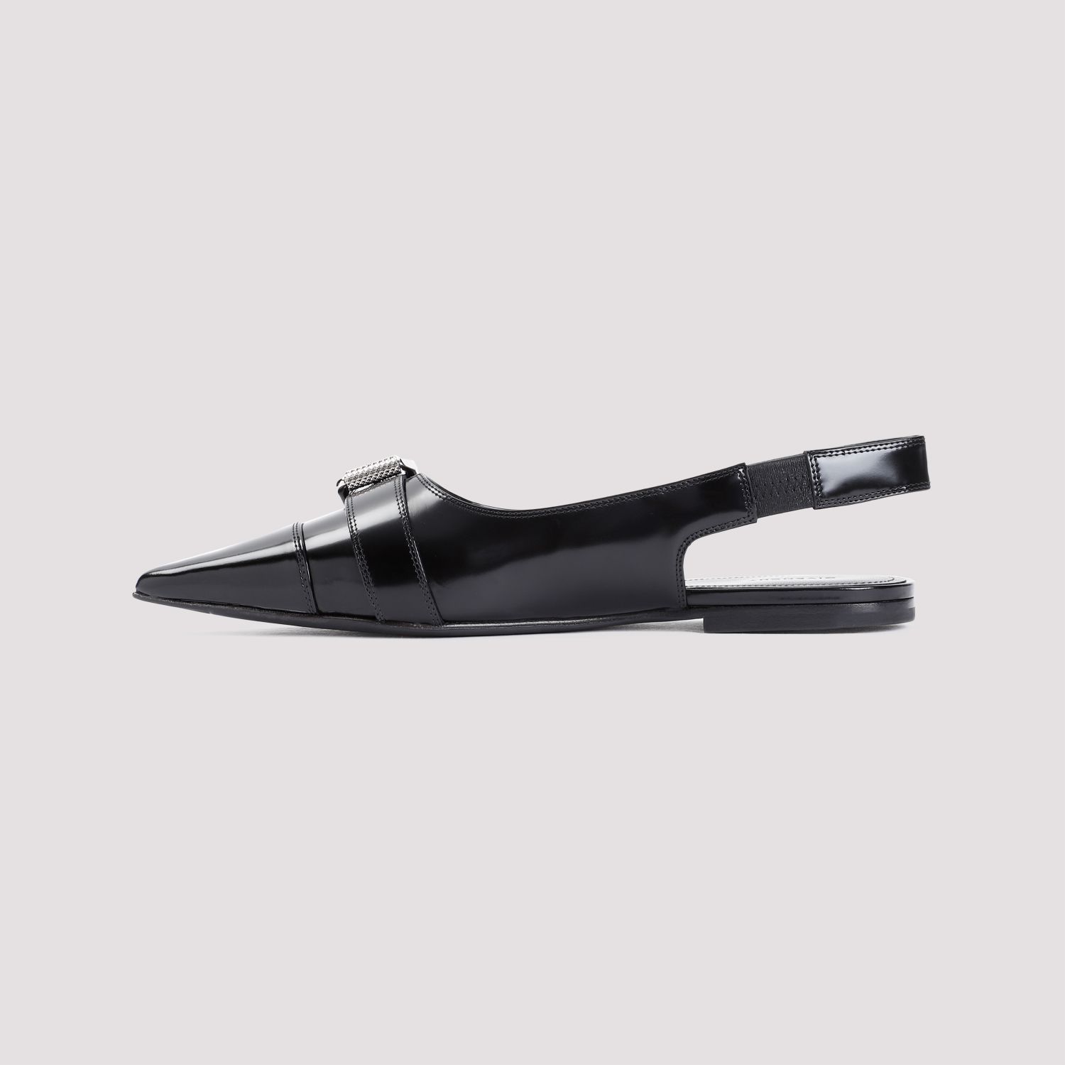 GIVENCHY  Ballerine Givenchy in Pelle di Vitello Nera Outlet