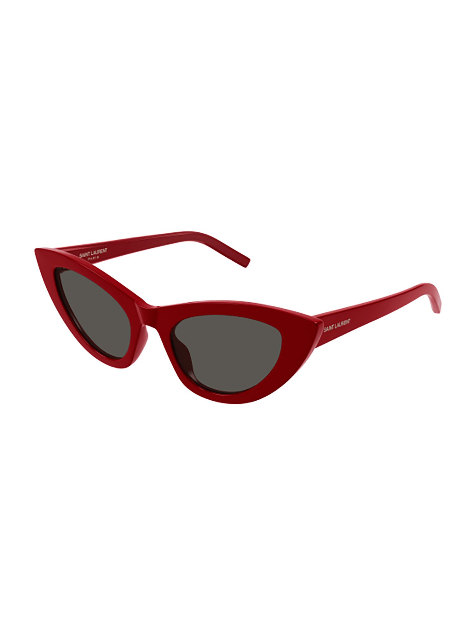 SAINT LAURENT  Occhiali da Sole Saint Laurent SL 213 Lily in Acetato Rosso - Donna Prezzo Ridotto