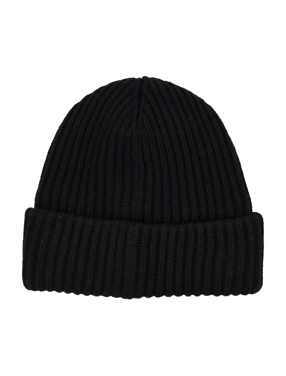 GANNI  Berretto di Lana Nero GANNI da Donna - Cappello in Maglia a Costine Eco-Sostenibile Presa