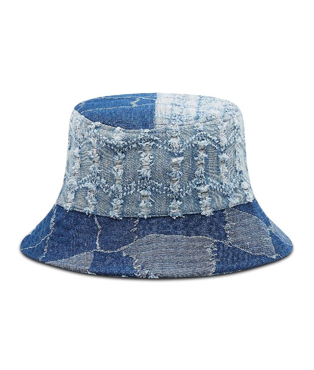 KANGOL  Cappello Secchiello in Denim Blu KANGOL da Donna Outlet