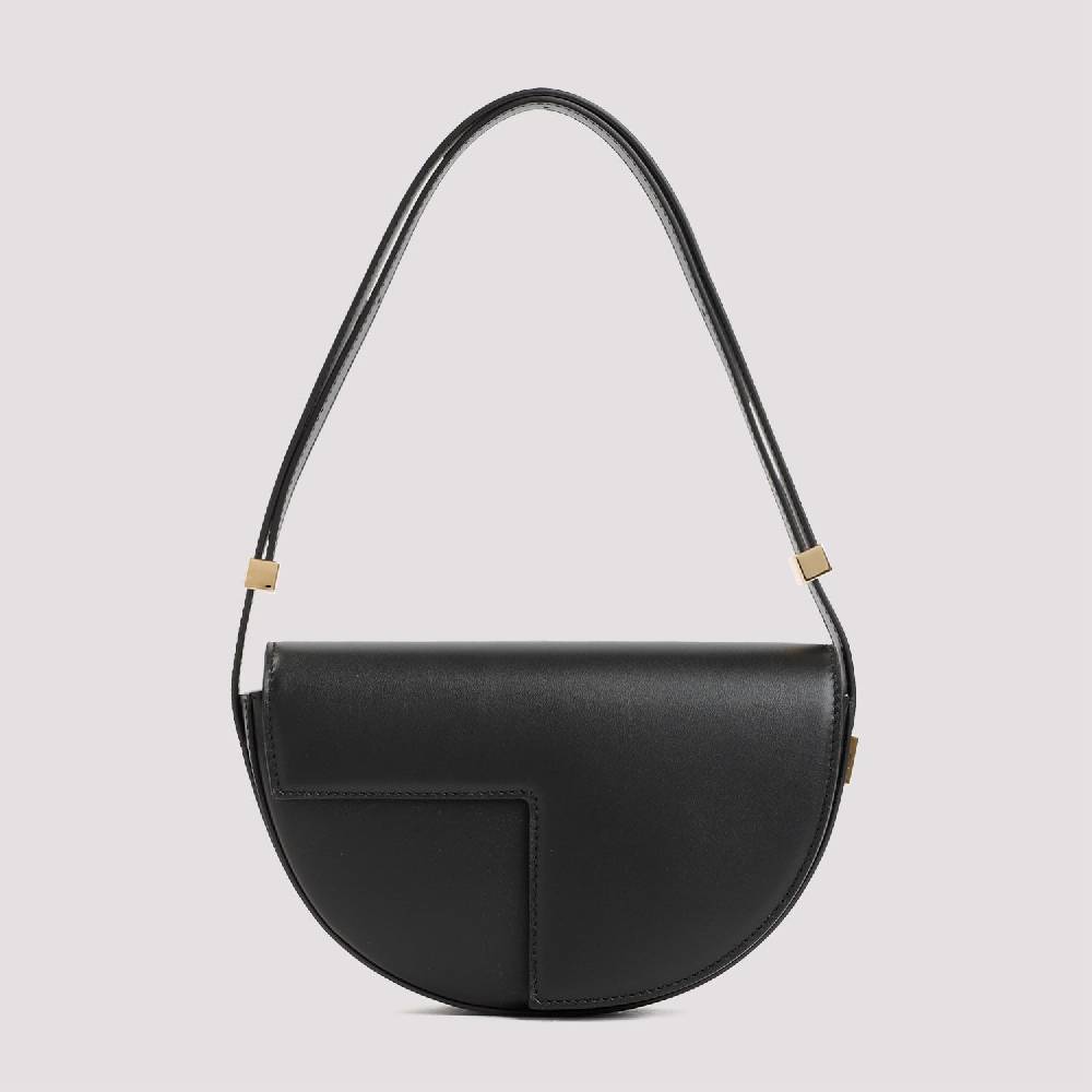 PATOU  Borsa a Spalla Patou Nappa Nera Petite Saldi Di Fabbrica