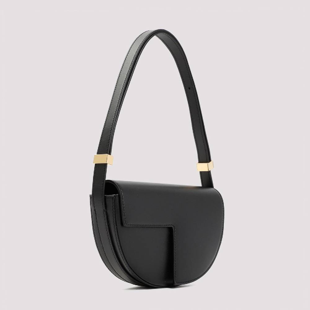 PATOU  Borsa a Spalla Patou Nappa Nera Petite Saldi Di Fabbrica