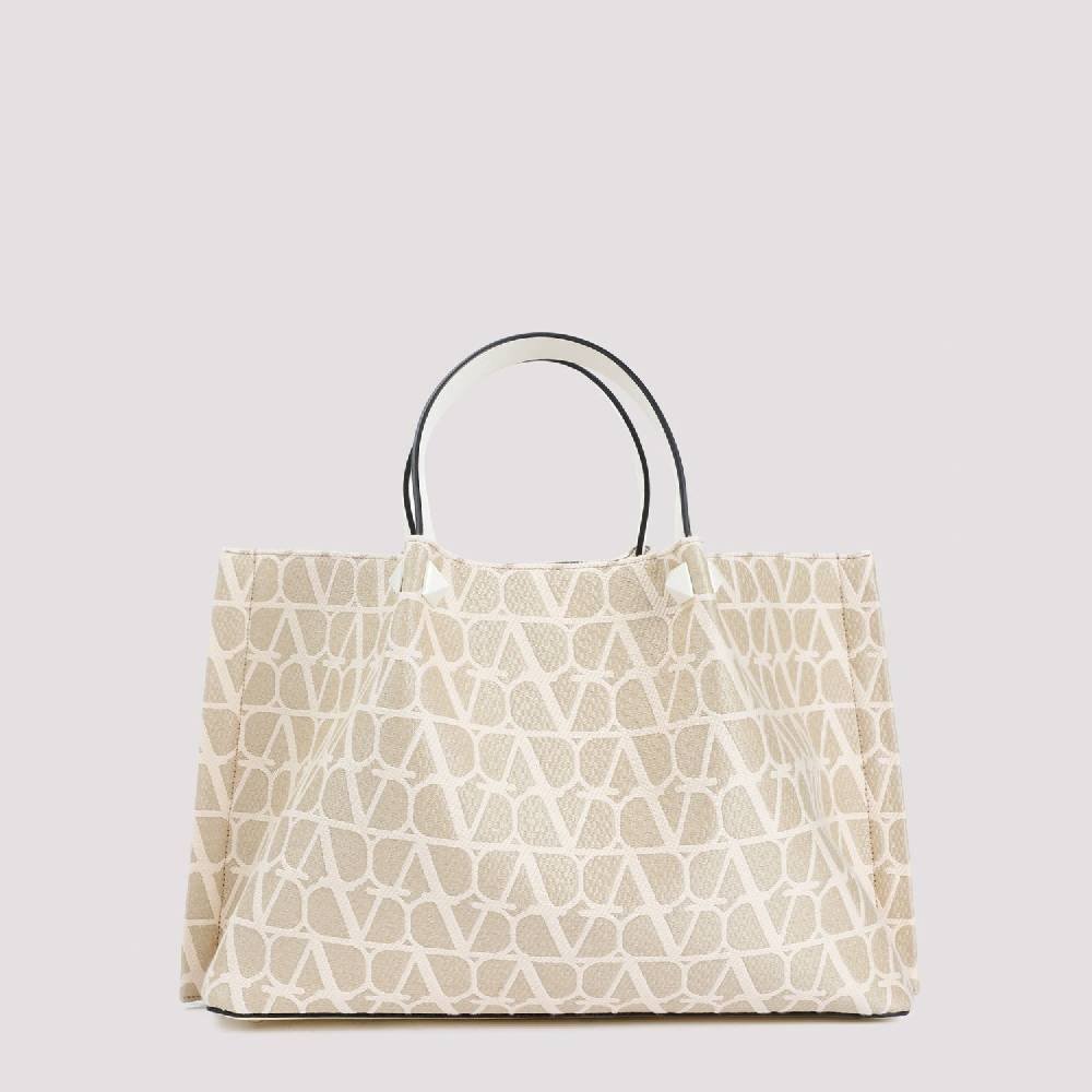 VALENTINO GARAVANI  Tote Medium VLogo Firma Valentino Garavani Color Nudo I Più Venduti