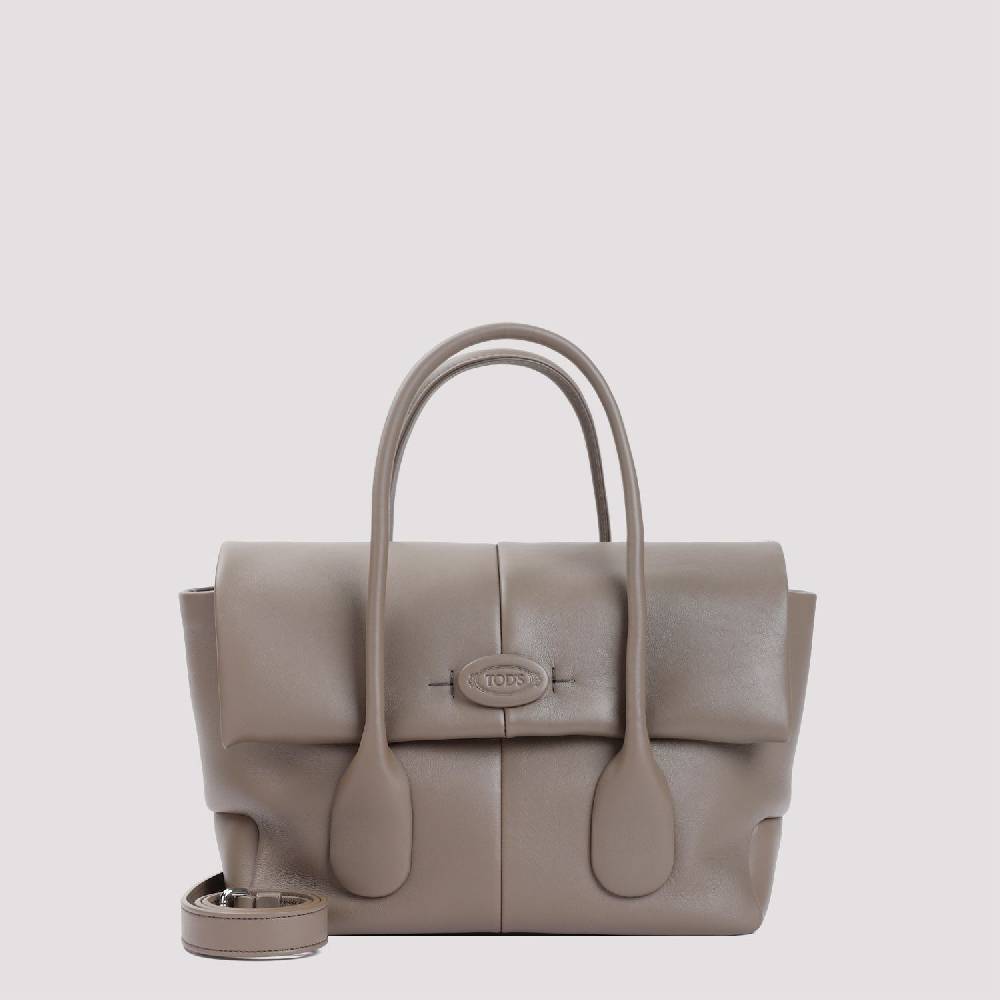 TOD'S  Borsa TOD'S in Pelle di Vitello Grigia 36x22x16cm Negozio