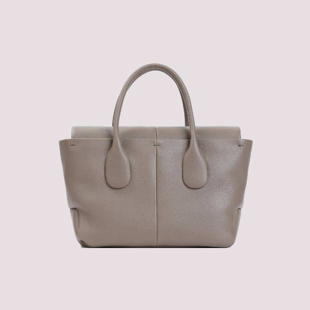 TOD'S  Borsa TOD'S in Pelle di Vitello Grigia 36x22x16cm Negozio