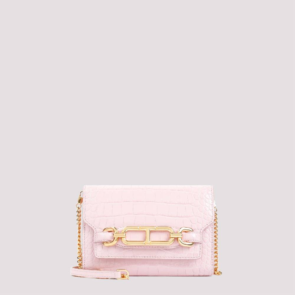 TOM FORD  Borsa da Donna in Pelle Coccodrillo Rosa Tom Ford Nuova