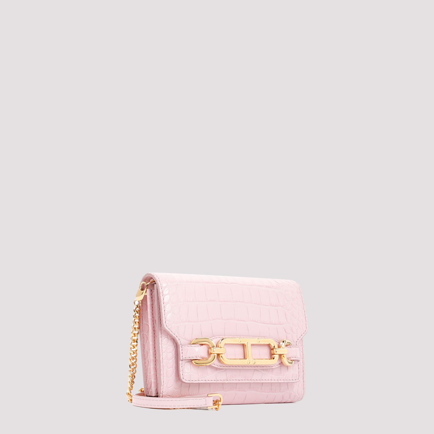 TOM FORD  Borsa da Donna in Pelle Coccodrillo Rosa Tom Ford Nuova