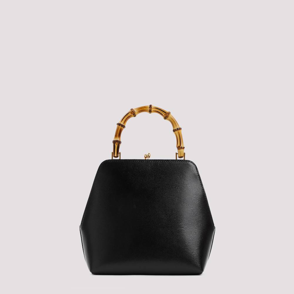 JIL SANDER  Borsa a Spalla Piccola Jil Sander Goji Nera in Pelle Moda