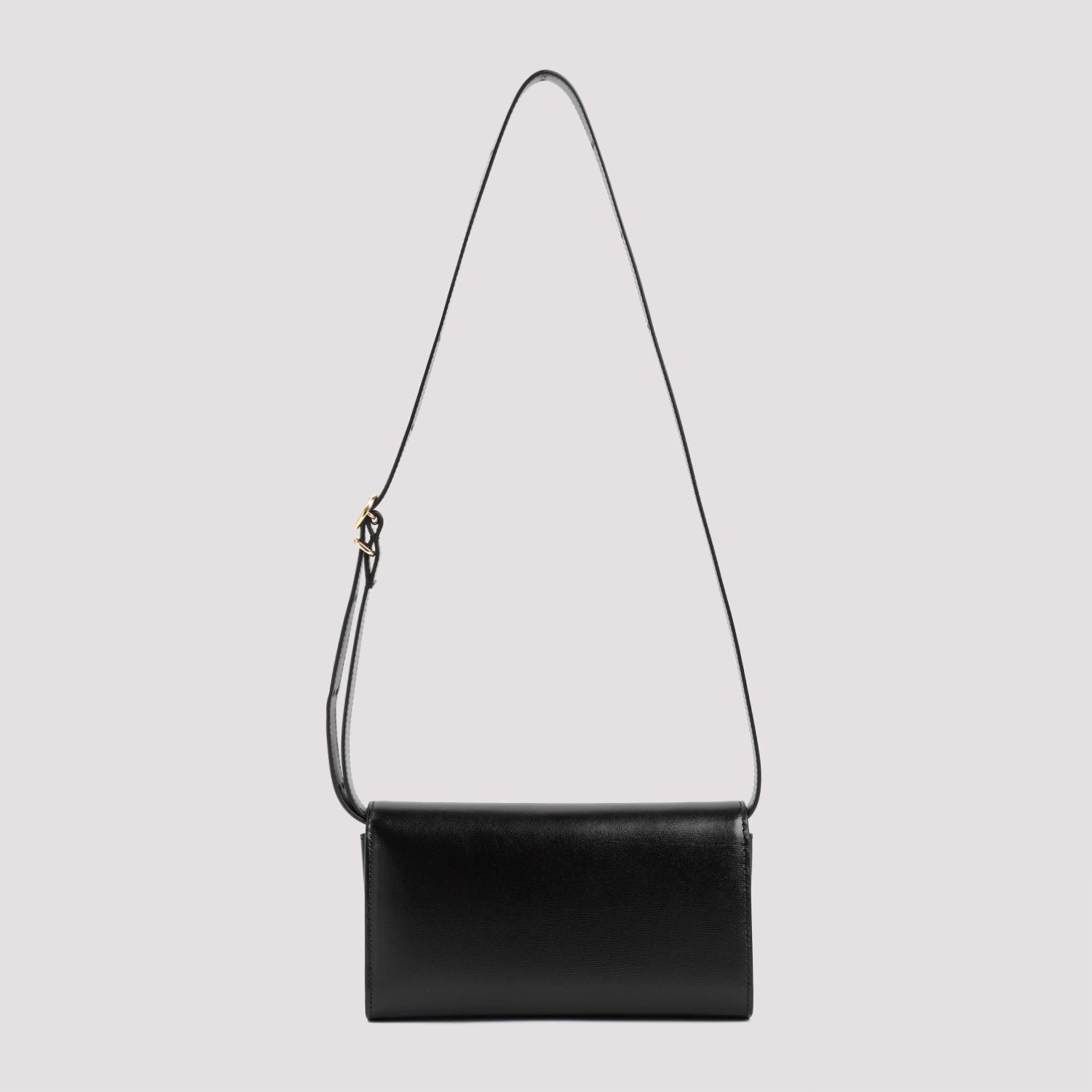 JIL SANDER  Borsa da Donna Jil Sander in Pelle di Vitello Nera con Fibbia 2025