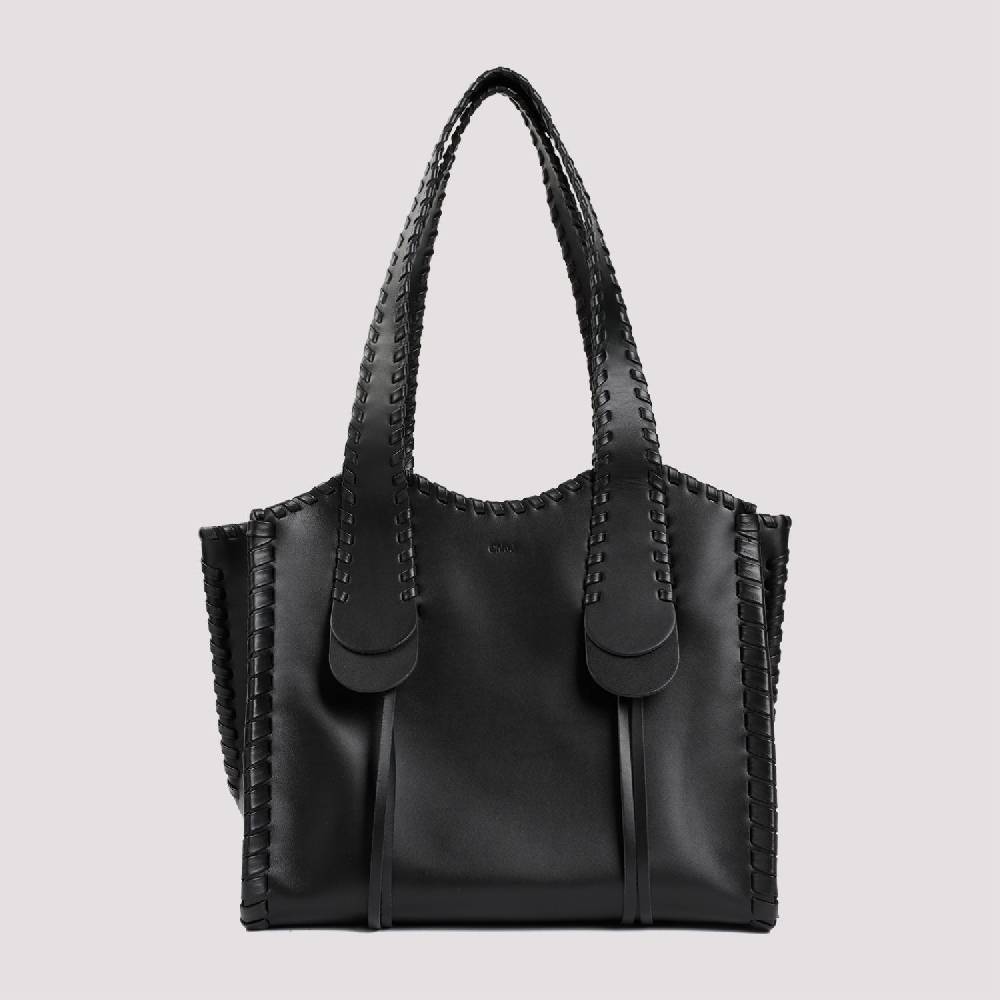 CHLOÉ  Borsa a Spalla Chloé Pelle di Vitello Nera 35x28x19cm Qualità