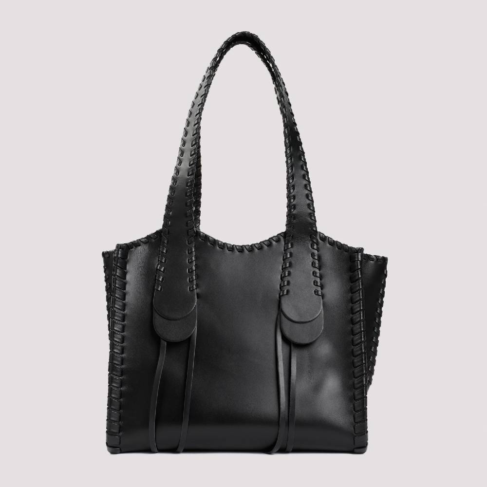 CHLOÉ  Borsa a Spalla Chloé Pelle di Vitello Nera 35x28x19cm Qualità