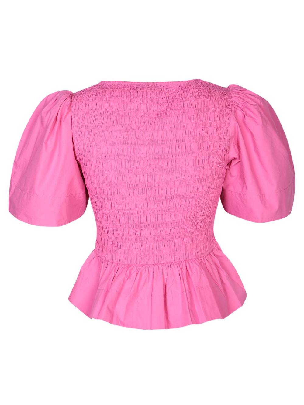 GANNI  T-Shirt da Donna Rosa in Cotone GANNI Soddisfazione Garantita