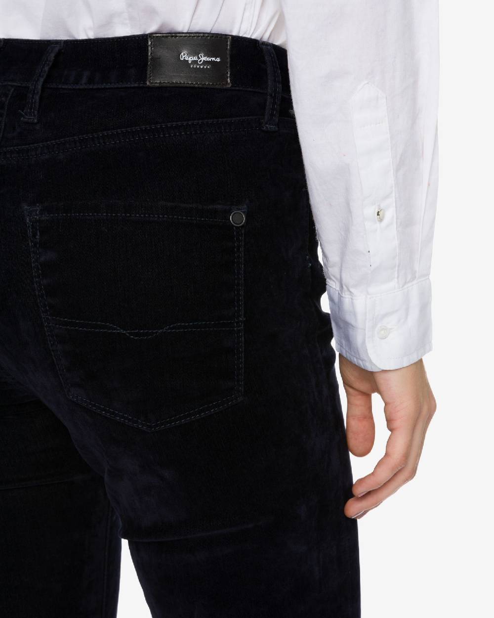 PEPE JEANS  Pantaloni di Cotone Blu da Donna Pepe Jeans Acquista Ora