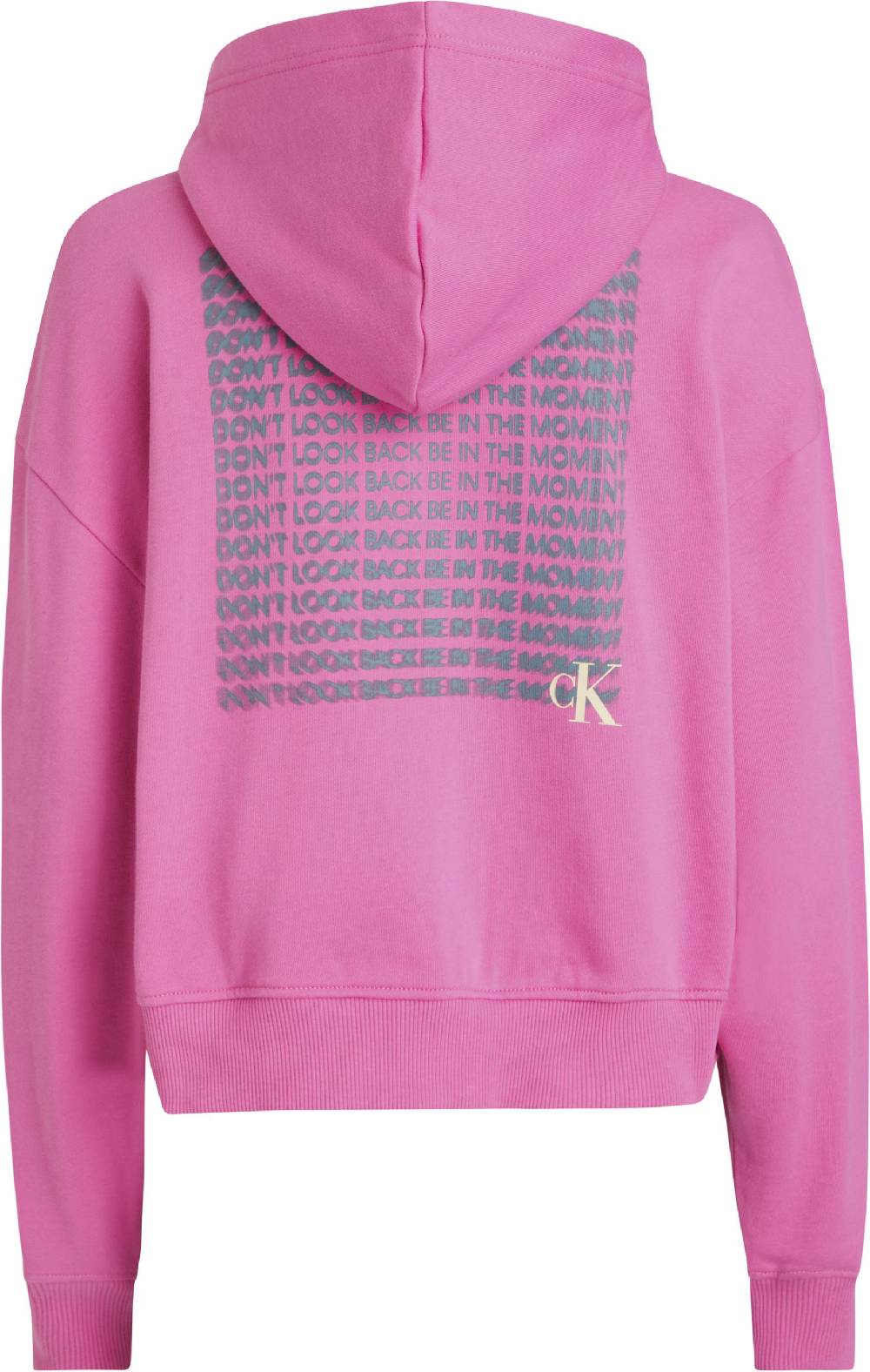 CALVIN KLEIN  Felpa con Cappuccio in Cotone Fucsia Calvin Klein - Abbigliamento Donna Novità