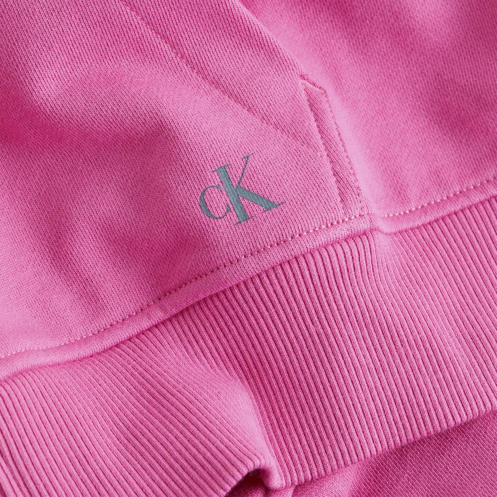 CALVIN KLEIN  Felpa con Cappuccio in Cotone Fucsia Calvin Klein - Abbigliamento Donna Novità