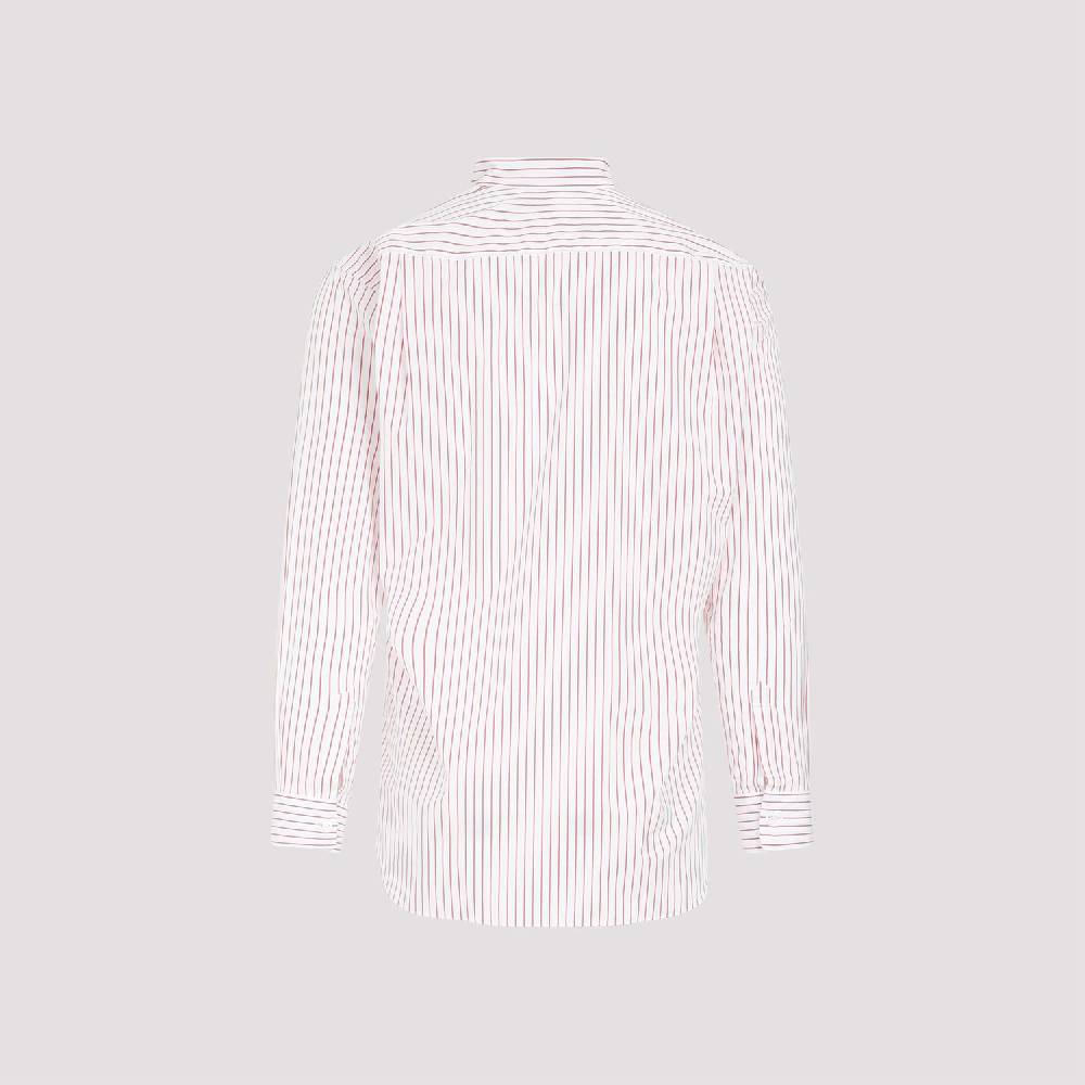 COMME DES GARÇONS SHIRT  Camicia a Righe Rosse Comme Des Garçons in Cotone - Uomo In Vendita
