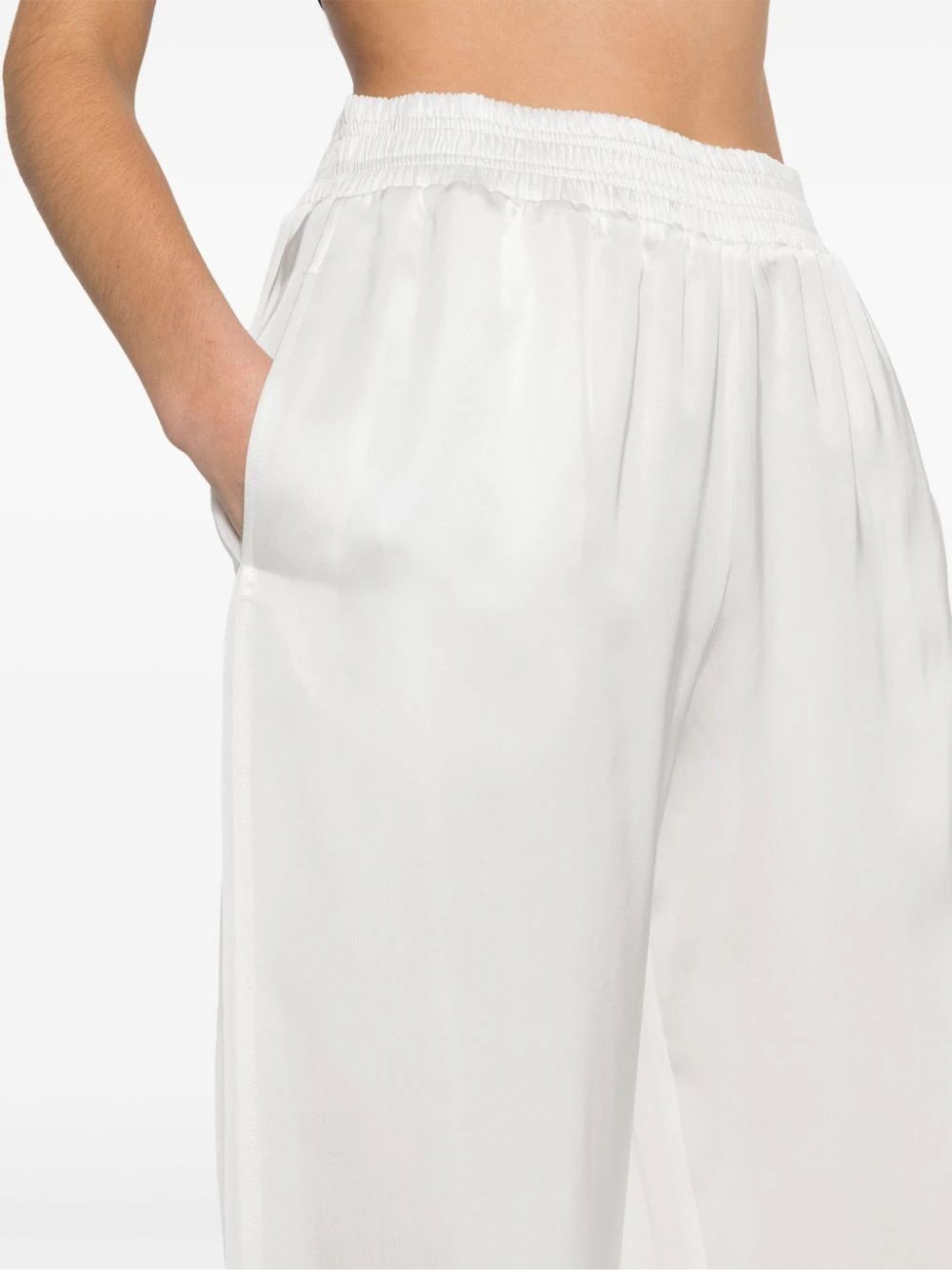FABIANA FILIPPI  Pantaloni Bianchi da Donna Fabiana Filippi - 100% Viscosa Offerte