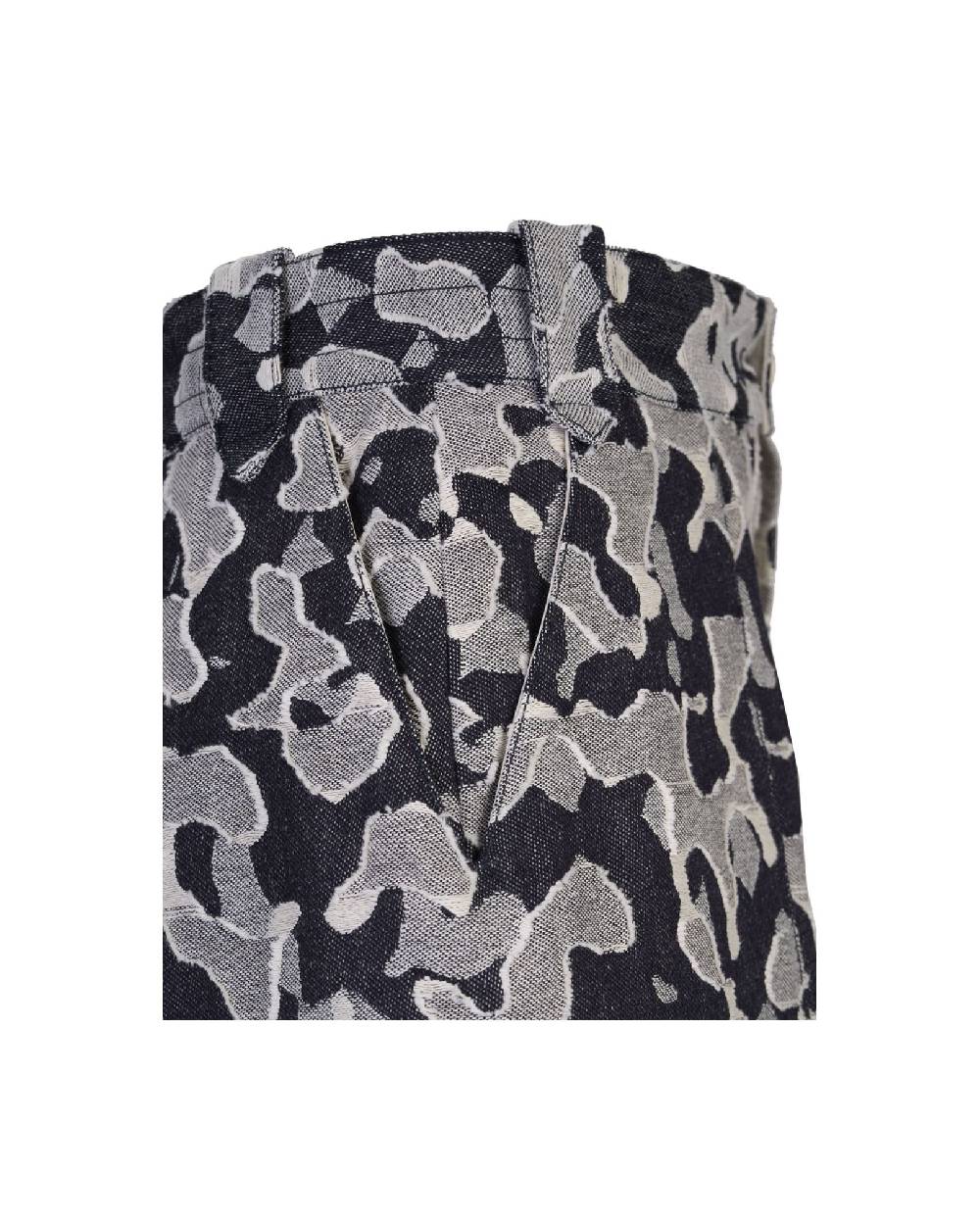 TAKATURNA  Pantaloncini Denim Cinetici Unisex TAKATURNA - Nero Mezzanotte & Grigio Negozio