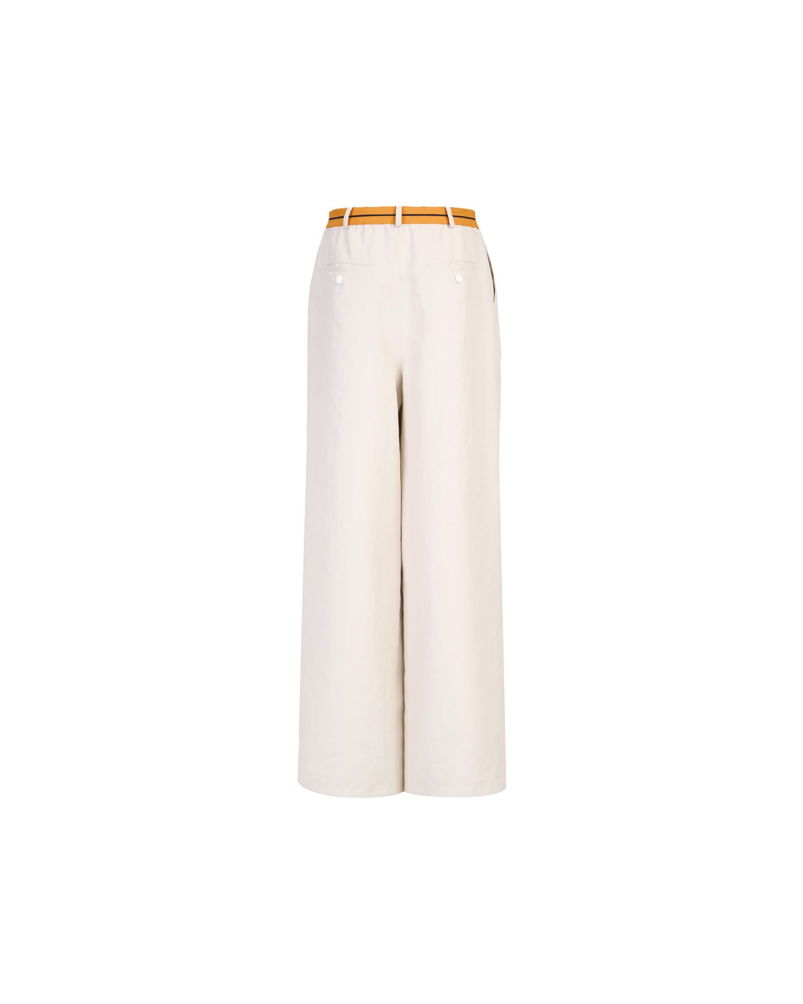 TAKATURNA  Pantaloni Ampio Beige Chiaro & Arancione di TAKATURNA Italy