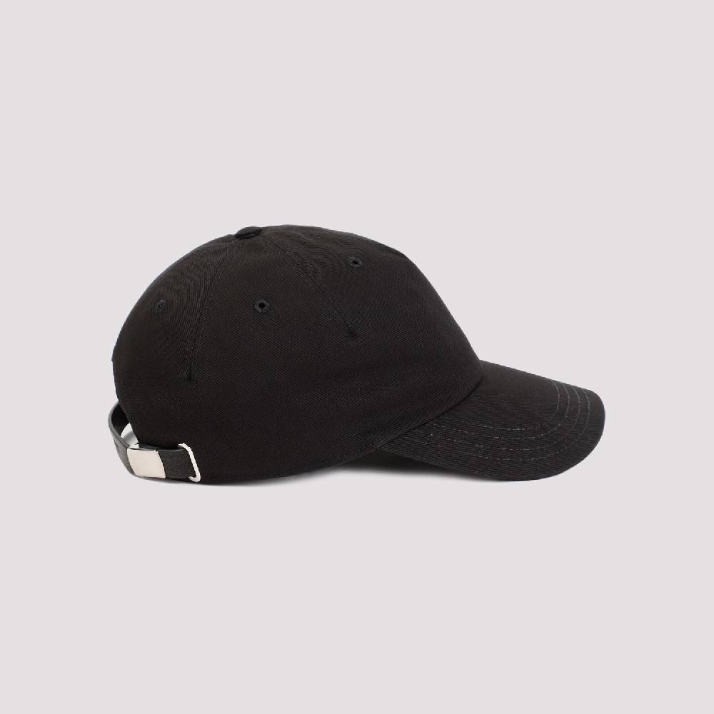 ALEXANDER MCQUEEN  Cappellino in Cotone con Logo Ricamato Alexander McQueen - Nero Pezzi Unici
