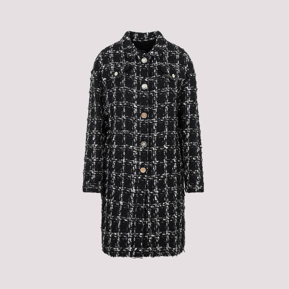 GIAMBATTISTA VALLI  Cappotto Bouclé a Quadri Giambattista Valli Donna Qualità Garantita