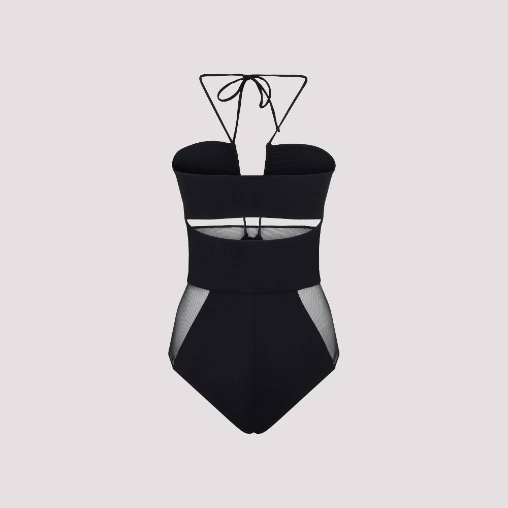 NENSI DOJAKA  Costume Intero Nero con Tagli Nensi Dojaka Shopping Online