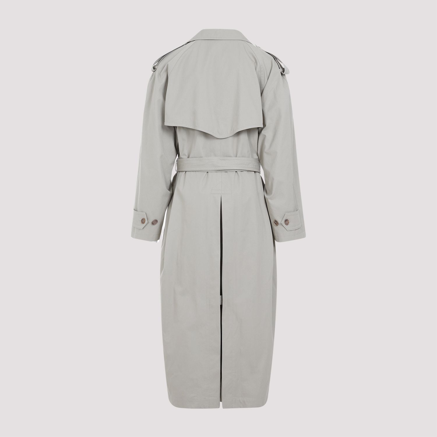 BALENCIAGA  Cappotto Cotone Beige Militare Balenciaga Donna Prezzo Ridotto