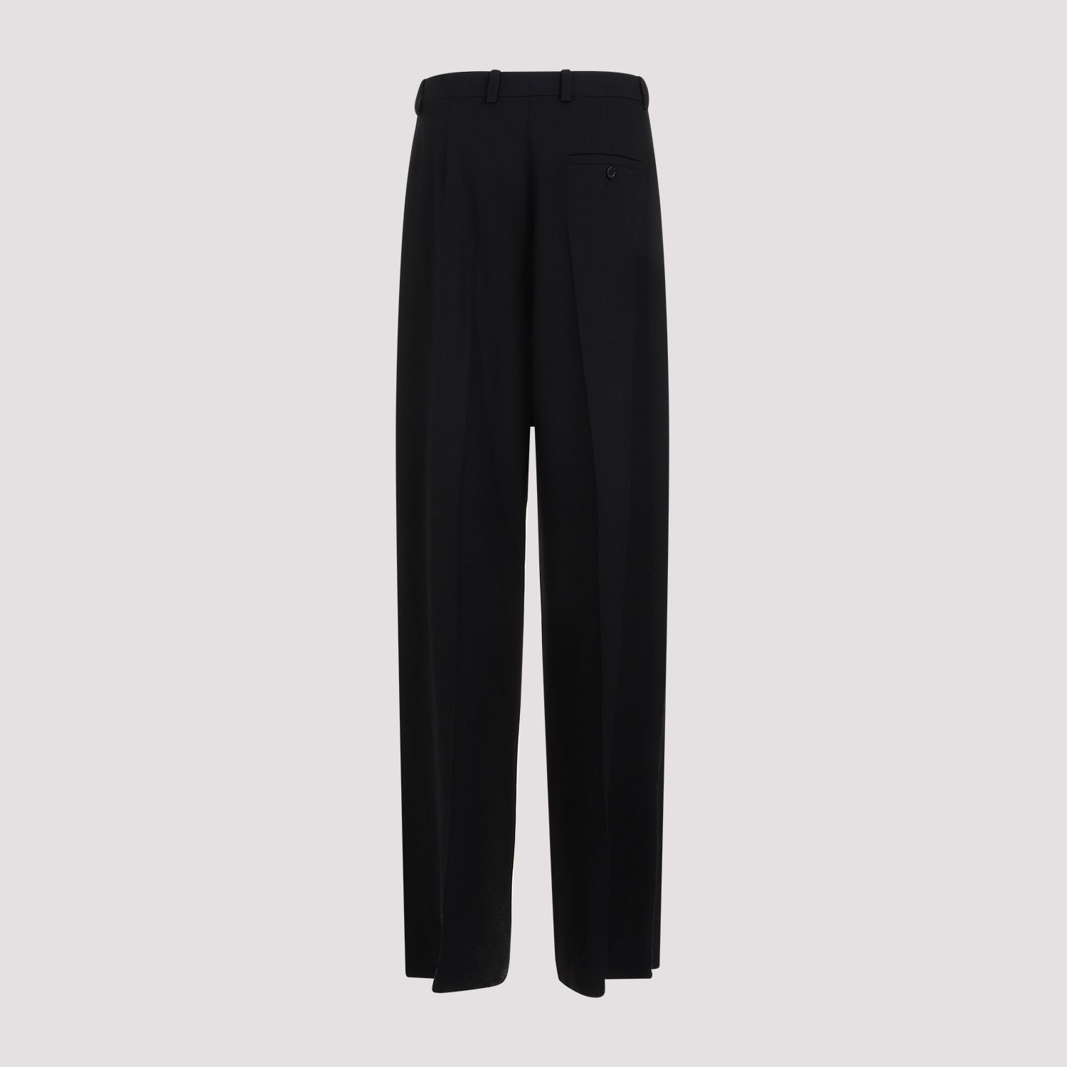 BALENCIAGA  Pantaloni di Lana Neri Balenciaga Uomo Novità