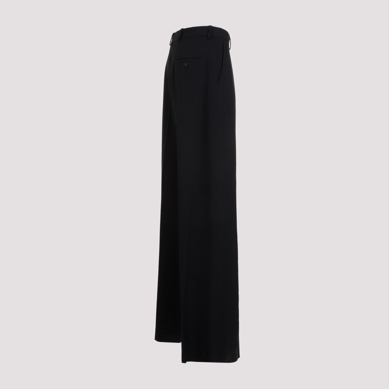 BALENCIAGA  Pantaloni di Lana Neri Balenciaga Uomo Novità