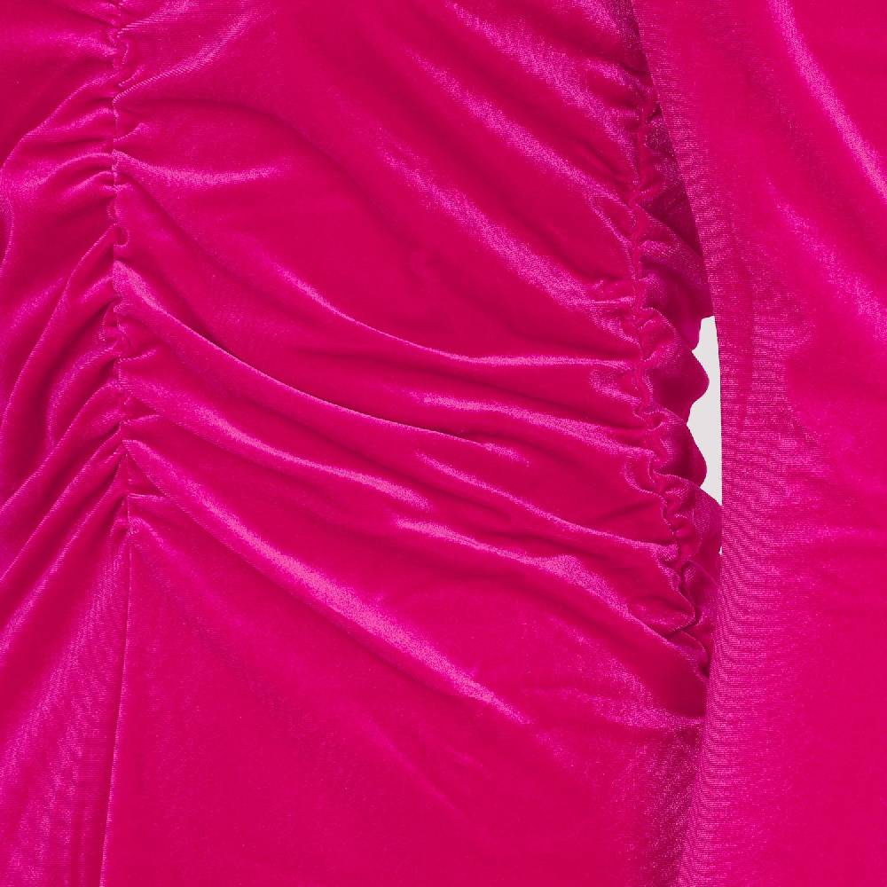 GANNI  Abito Mini in Velluto GANNI Love Potion - Rosa & Viola Online