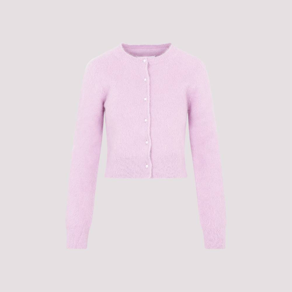 MAISON MARGIELA  Cardigan in Angora Rosa e Viola MAISON MARGIELA Vendita Calda