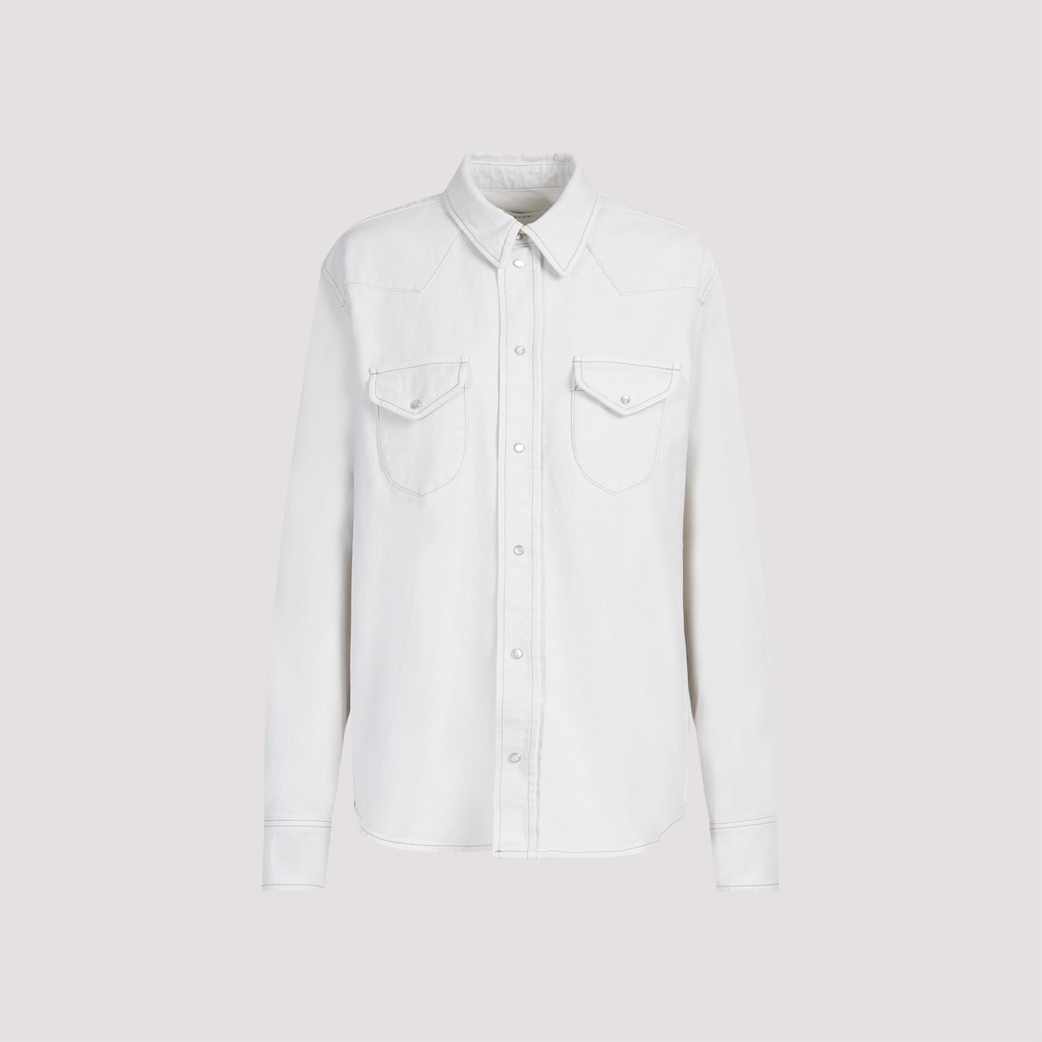 BALLY  Camicia Classica da Donna BALLY in Cotone Color Osso 2025