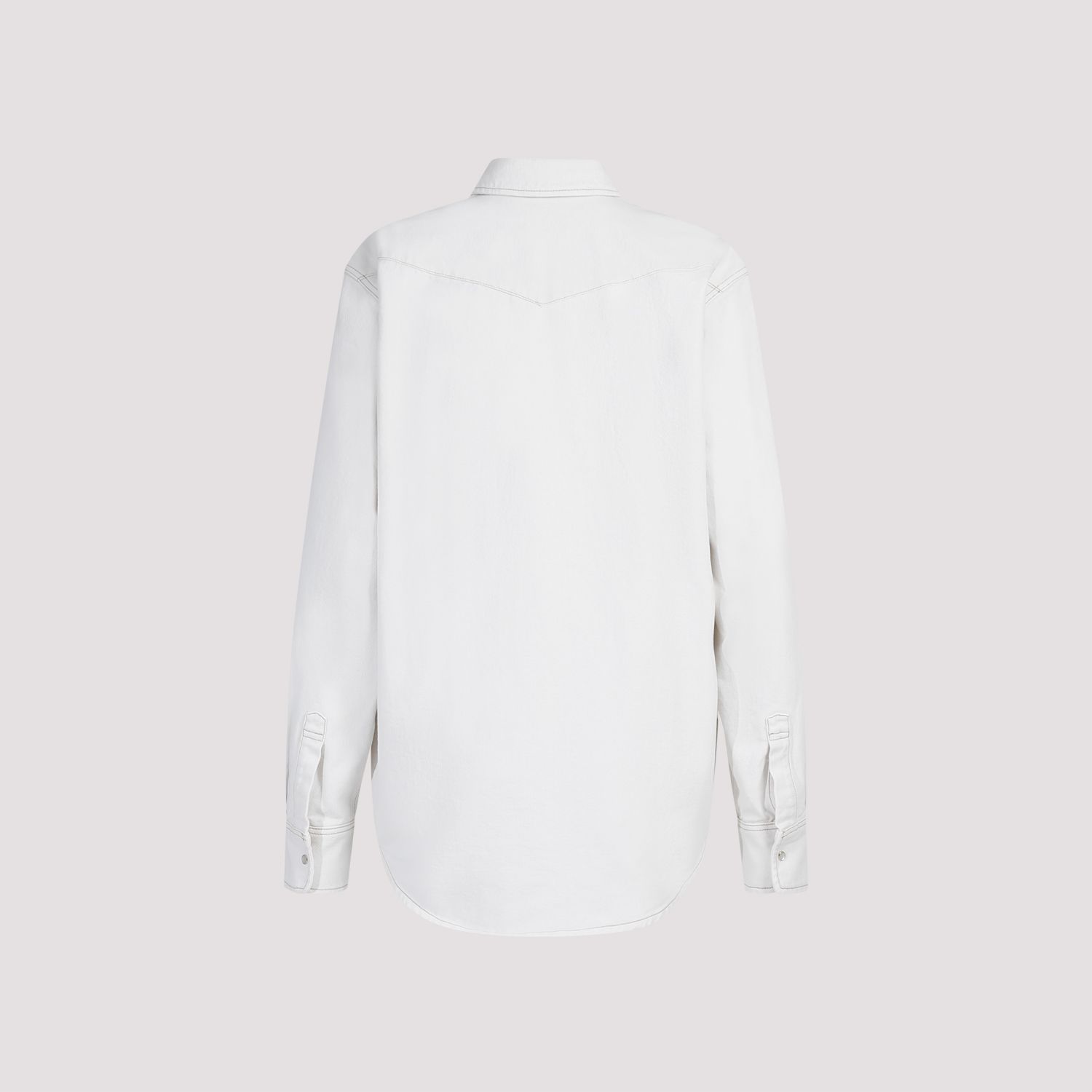 BALLY  Camicia Classica da Donna BALLY in Cotone Color Osso 2025