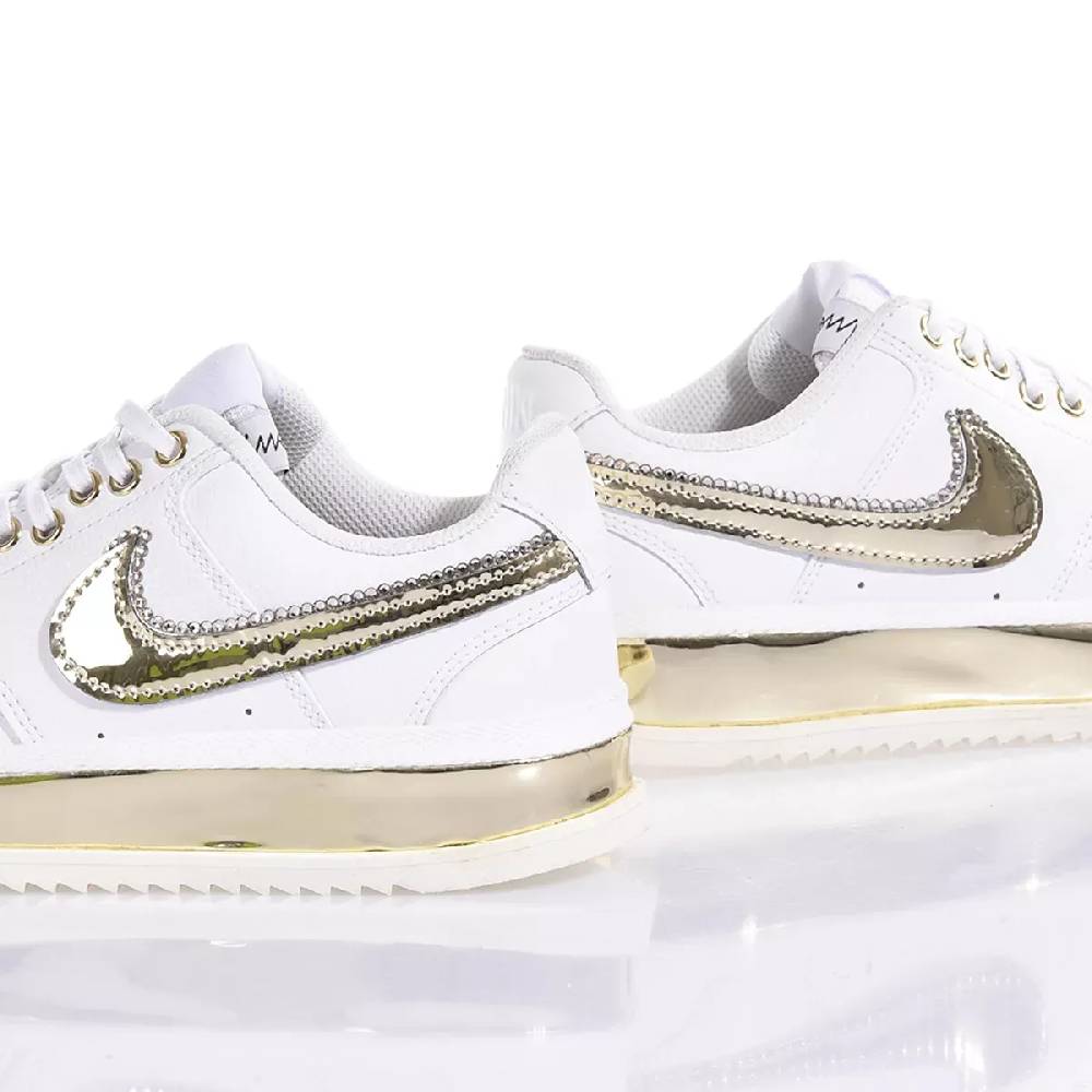 NIKE  Sneakers Nike Court Vision in Bianco Oro - Eco-Pelle Vendita calda