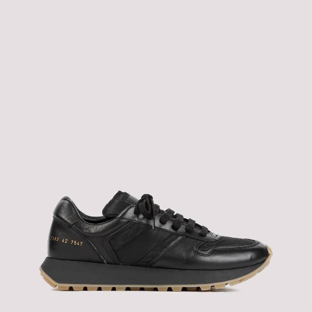 COMMON PROJECTS  Sneakers Uomo COMMON PROJECTS Pelle Nera Modello Track Novità