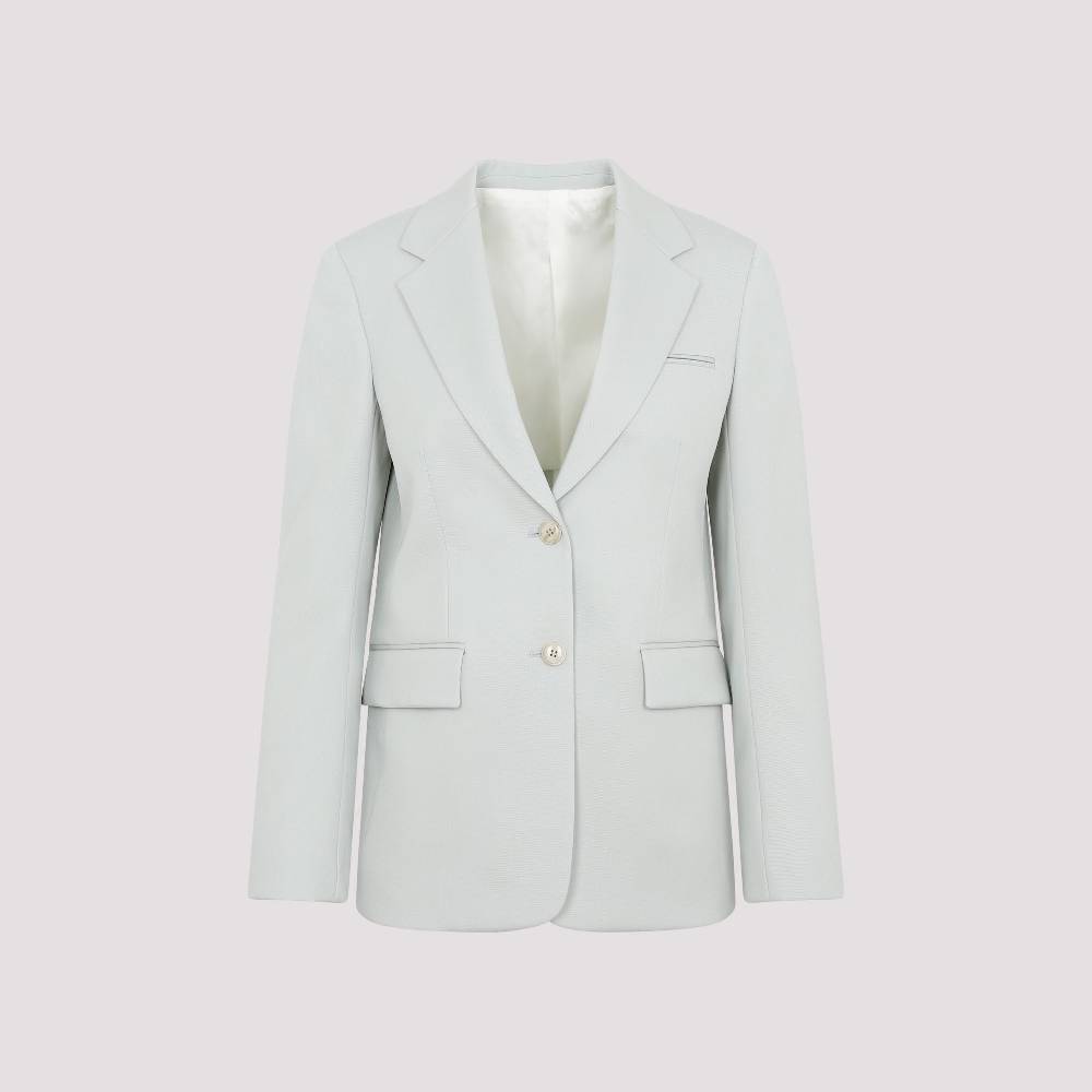 LANVIN  Blazer da Donna Verde Salvia in Lana Vergine LANVIN In Saldo