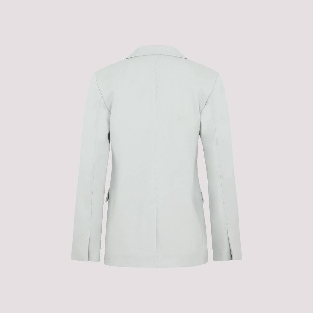 LANVIN  Blazer da Donna Verde Salvia in Lana Vergine LANVIN In Saldo