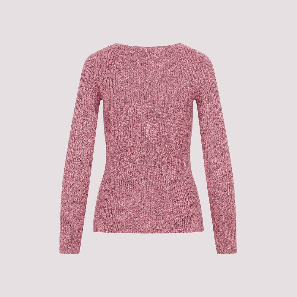 GABRIELA HEARST  Cardigan Misto Cachemire e Seta Rosa & Viola di Gabriela Hearst Nuova