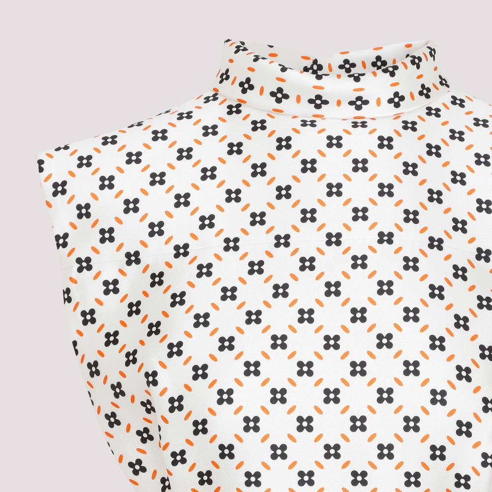 LANVIN  Top Senza Maniche con Collo Alto Floreale LANVIN 2025